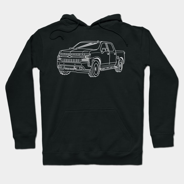 Chevrolet Silverado 1500 Hoodie by Aurealis